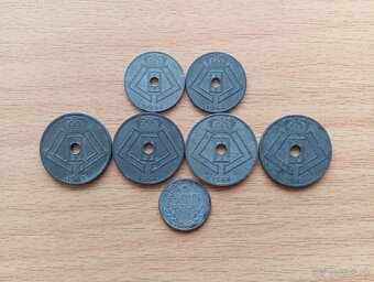 Belgické staré mince 1 - 2