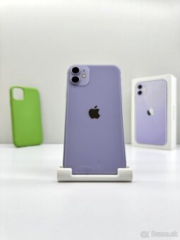 iPhone 11 PURPLE TOP STAV NOVÁ BATÉRIA 100% - 2