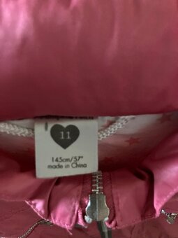 Dievčenská šuštiaková bunda na 9-11 rokov - 2