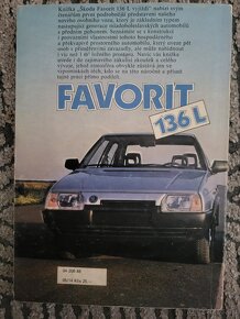 Škoda Favorit 136 L vyjìždí. - 2