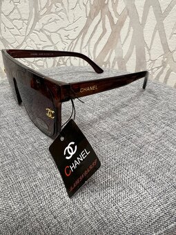 Damske slnecne okuliare chanel hnede - 2