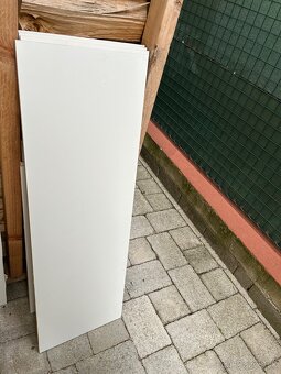 Biely taliansky obklad do kuchyne 90x30x1cm použitý 2,2m2 - 2