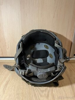 Airsoft prilba plus ochrana úst a zraku - 2