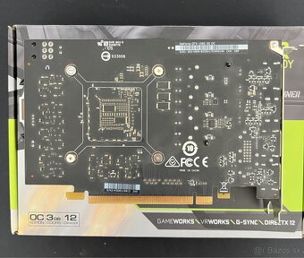 Predám MSI GeForce GTX 1060 3GB - 2