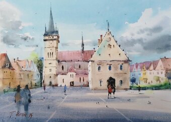 Bardejov Obraz Akvarel - 2