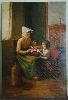 OBRAZ - Olejomaľba - Holandská škola - 2