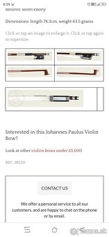 Majstrovský slačik Johs. S. Paulus  - 2