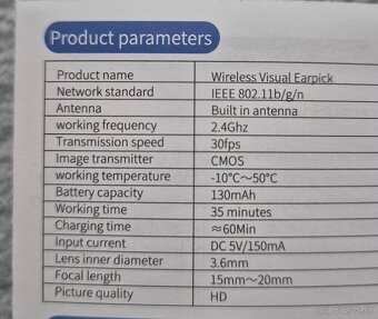 Sada na čistenie uší / kamera - 2