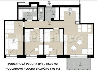 PREDAJ: Nadštandardný 4 izbový byt s balkónom v exkluzívnej  - 2