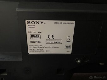 Predám led televízor Sony 32” kdl-32wd600 - 2