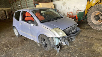 Predám Citroen C2 1,4 HDi Automat - havarované - 2