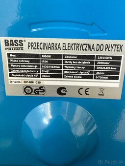 REZAČKA NA DLAŽDICE, OBKLADY S DIAMANTOVÝM KOTÚČOM - 2