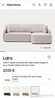 Laira rozkladací gauč - 2