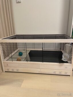 Klietka pre zajace a morčatá Arena 100, 100 x 62,5 x 51 cm - 2