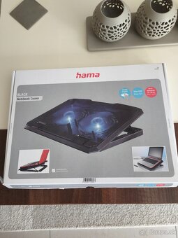 Chladiaca podložka pod notebook Hama, kovová, LED, s krabico - 2