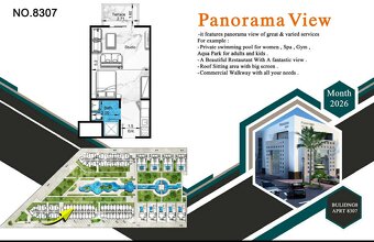 Apartman s vyhledem na more a golf - 2