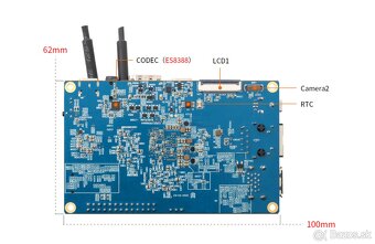 Orange Pi 5B - Wi-Fi6, 16GB  RAM,  256GB eMMC, proc 3588 - 2