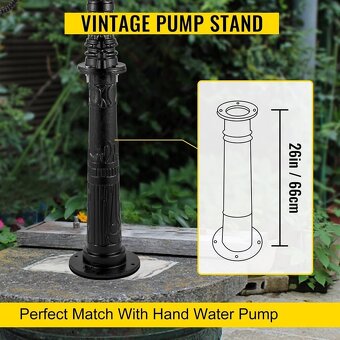 Vintage stojan pro ruční stojanovou pumpu - 2