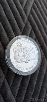 Český lev 2017 1oz Ag - 2