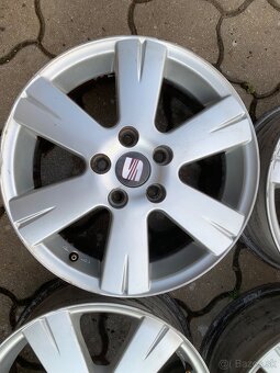 Predám hliníkové disky elektrony 5x112 R16 - 2
