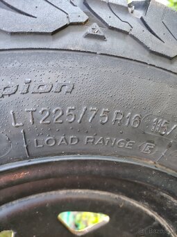 Disky 5x 127 r 16, offroad pneu 225/75 r16,, - 2
