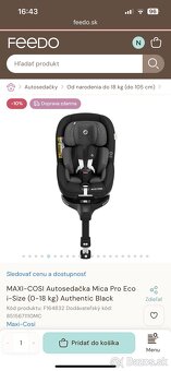 MAXI - COSI MICA PRO autosedačka - 2