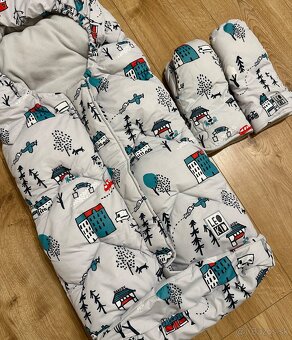 Detský fusak zimný LEOKID☃️ + rukavice - 2