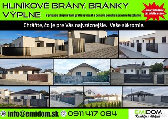 Hliníkové brány - 2