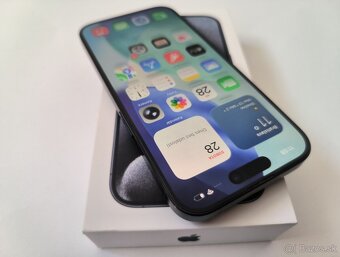 apple iphone 15 PRO 128gb Blue Titanium / Batéria 87% - 2