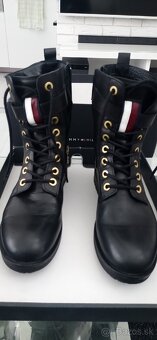 Kozeme damske boty Tommy hilfiger koza - 2