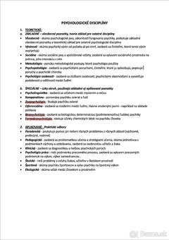 Psychológia podklady na prijímacie skúšky - 2
