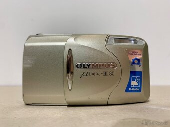 Olympus Mju III 80 …. Fotoaparat …, kinofilm (na opravu) - 2