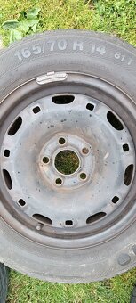Predám pneumatiky 165/70R14 - 2
