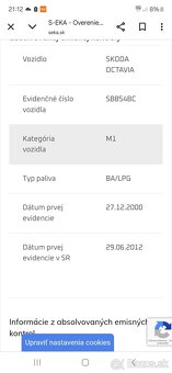 Ponúkam na predaj škoda octavia 2.0 benzin plus LPG - 2