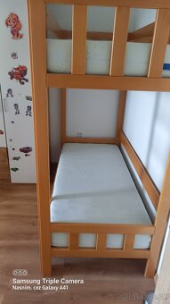 Dvojposchodova postel aj z madracama - 2