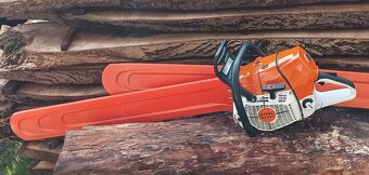 Nová píla Stihl MS661, lišty, reťaze a prípravok na forsty - 2