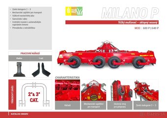 mulčovač OMARV MILANO 640 - nový stroj - 2