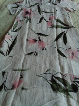 Lungo L'arno Dámske Ľanové Šaty Veľkosť L - Nové - 2