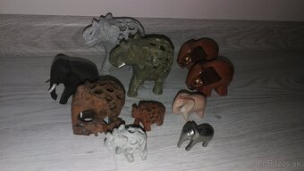 ✅ Dekoračné sošky slonov - rôzny materiál, veľkosť ✅ - 2