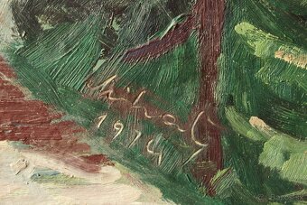 Veľký obraz Tatranská príroda - Mihaľ 1974 /104x80cm/- 199€ - 2