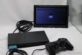 PS2 Slim SCPH-90004 + orig ovládač + karta - 2