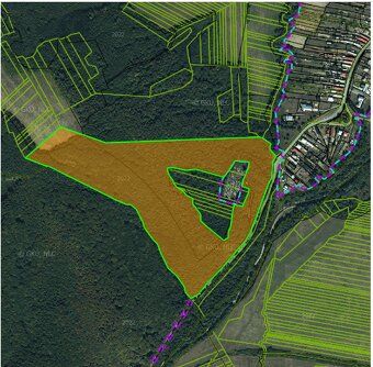 Predám Lesy a TTP v obci Vyšný Hrušov (PARC.OKOLO CINTORÍNA) - 2