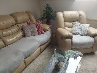 Kožená sedacia súprava - 2