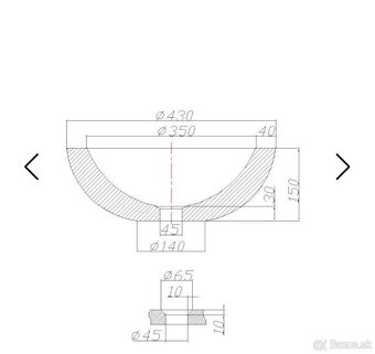 Umyvadlo na dosku - 2