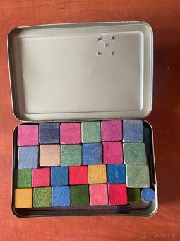 Retro drevené kocky - 2