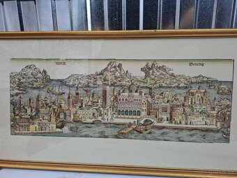 Predám starý obráz Venecie-Benedig - 2