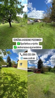 Kosenie, mulčovanie, frézovanie pňov, preprava, vypratávanie - 2