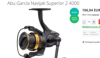 Abu Garcia superior 2 4000 - 2