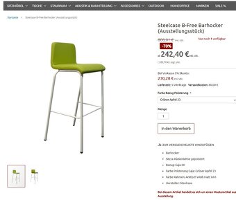 Barové stoličky 25€ / kus - 2