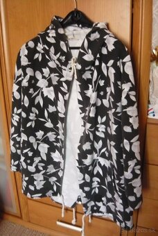 čierno-biela dámska mikina - 2